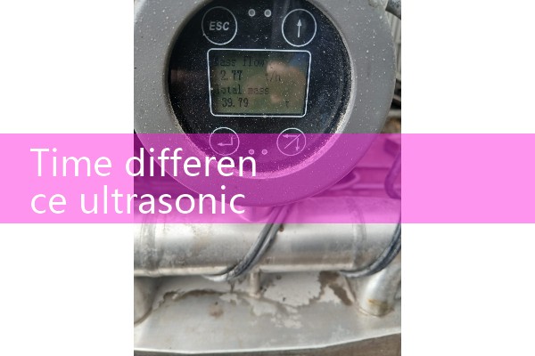 Time difference ultrasonic flowmeter